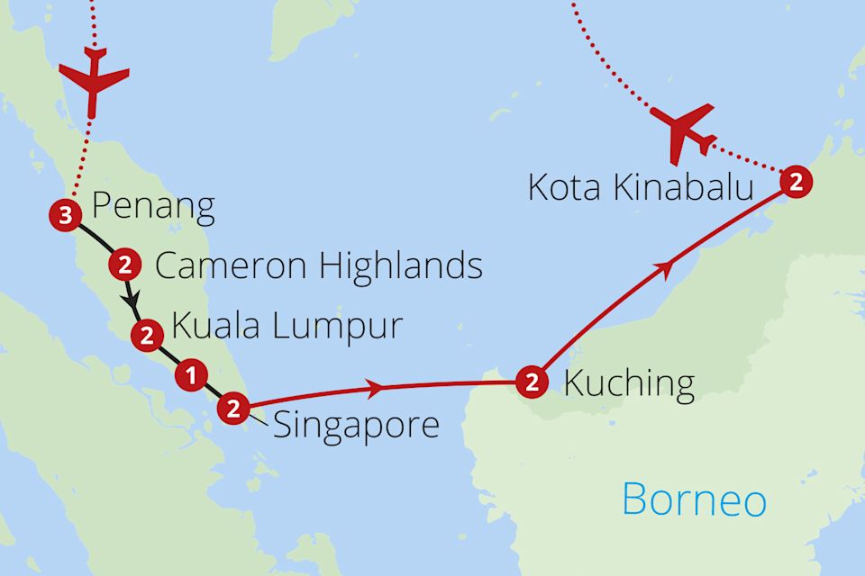 Singapore, Malaysia and Borneo's Orangutans with Kota Kinabalu Malaysia Tours Mercury Holidays Singapore, Malaysia and Borneo's Orangutans with Kota Kinabalu Malaysia Tours Mercury Holidays