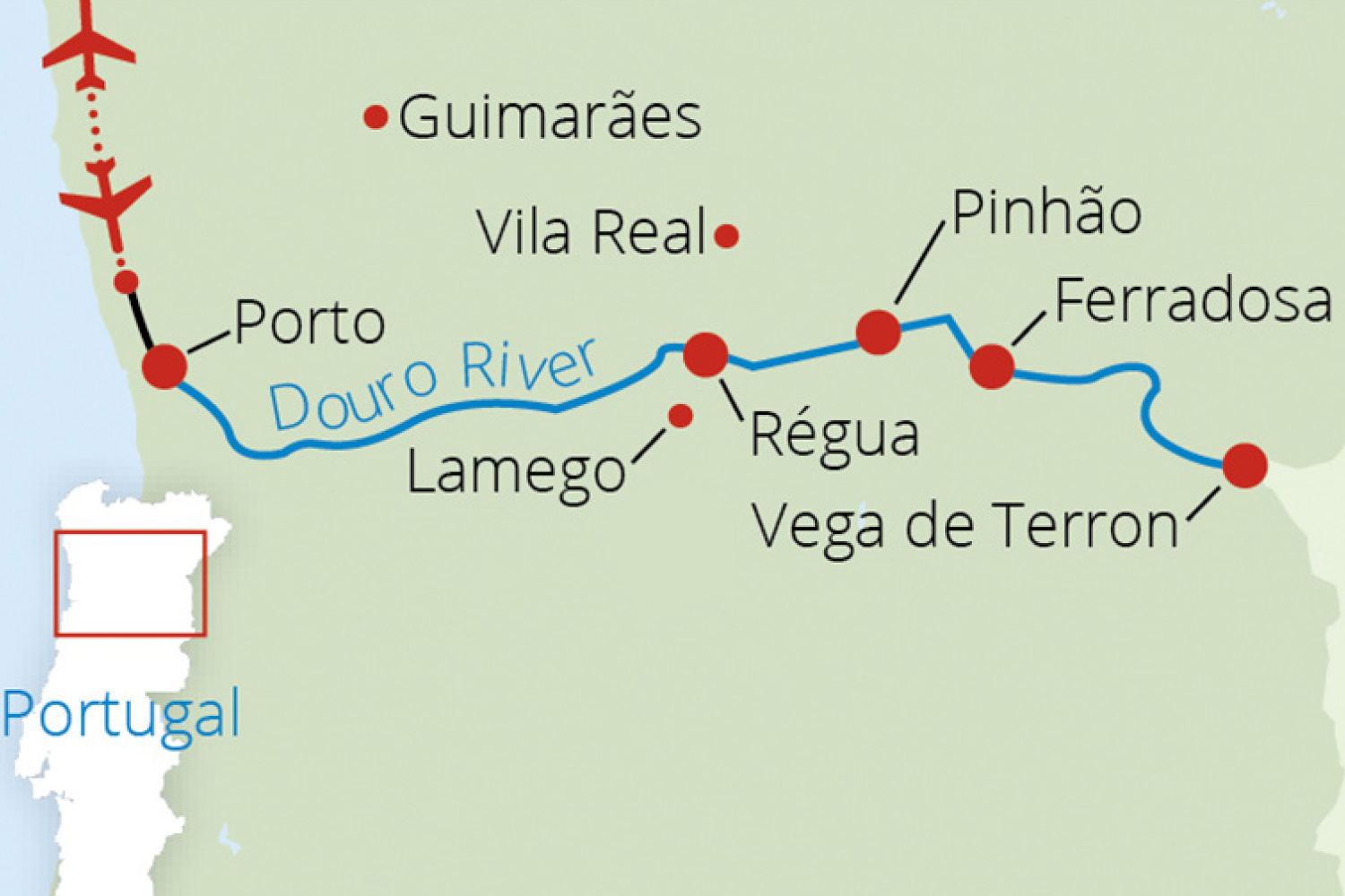 Valley of the Douro from Porto to Spain Portugal Tours Mercury Holidays